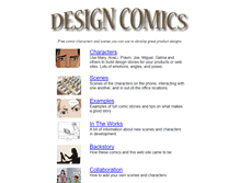 Tablet Screenshot of designcomics.org